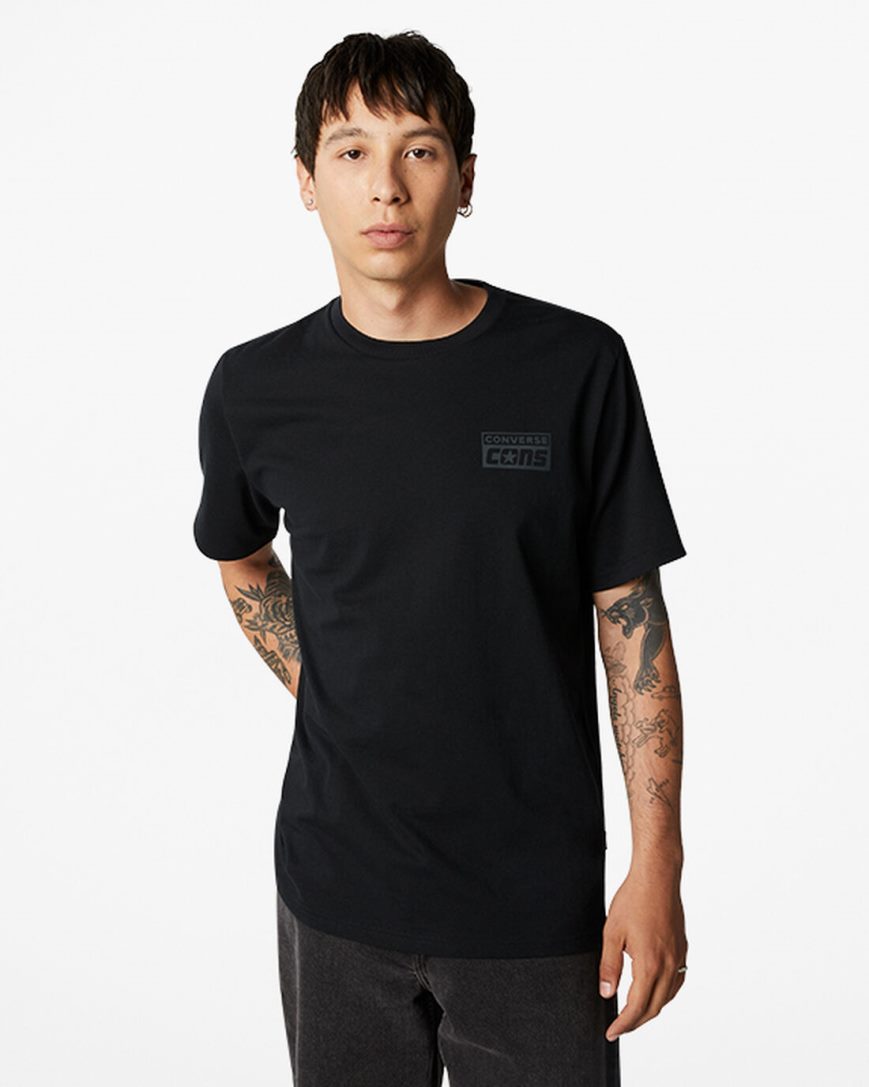 T-Shirts Barbati Converse CONS Grafice Negrii | RO QGCZX376